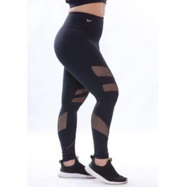 Imagem de Calça Legging ElementFit Suplex Poliamida Saia Corrida Feminina-Feminino