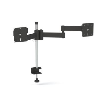 Imagem de Suporte De Mesa Multivisao Triarticulado Para 2 Monitores - Preto