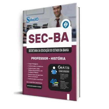 Imagem de Apostila SEC-BA - Professor - História - Editora Solução