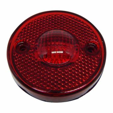 Imagem de 2 X Lanterna Lateral Carreta Caminhão Trailer Reboque 3led 65mm Rubi (
