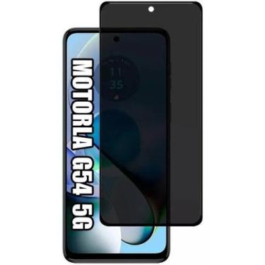 Imagem de Película 3D de Vidro Privacidade para Motorola Moto G54 5G Anti Espião