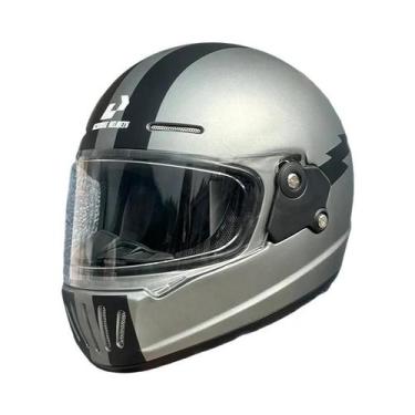 Imagem de Capacete De Moto Vintage Retrô Aberto Certificado DOT Para Verão - Cas