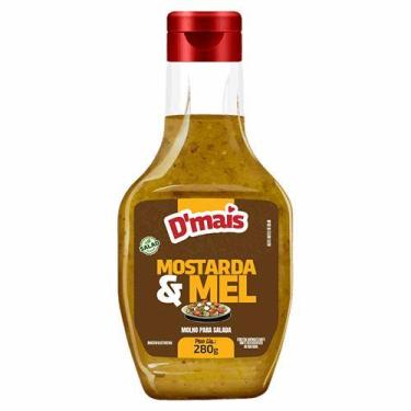 Imagem de Molho Mostarda E Mel Salada Dmais Squeeze 280g Sém Glúten - D mais