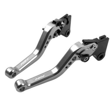 Imagem de Manete Esportivo Cg 125 150 160 Fan Freio Á Lona - Stark Race, Prata