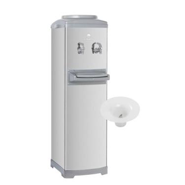 Imagem de Bebedouro Coluna Refrigerado Aço Inox com Furador Karina - KARINA BEBE