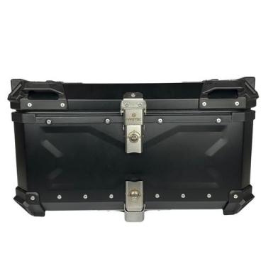 Imagem de Bau Moto Bauleto Universal 65l Traseiro Para 2 Capacetes - Navetec