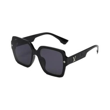 Imagem de Óculos De Sol Femininos Com Armação Grande, Proteção UV, Armação Quadr