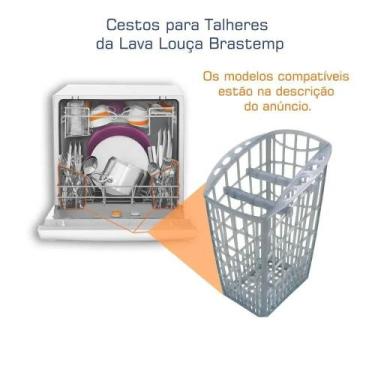 Imagem de Cesto Porta Talheres Para Lava Louça Brastemp Ble20 Blf08 Blf0 - WHIRL