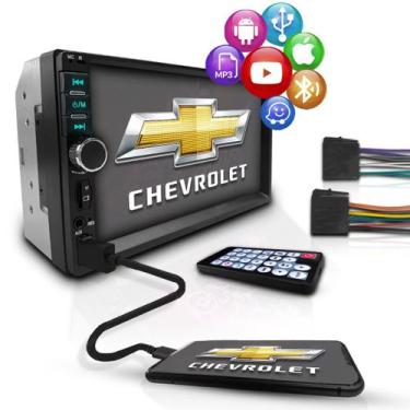 Imagem de Central Multimídia Universal 2 Din Mp5 Bt Espelha Chevrolet - First Op