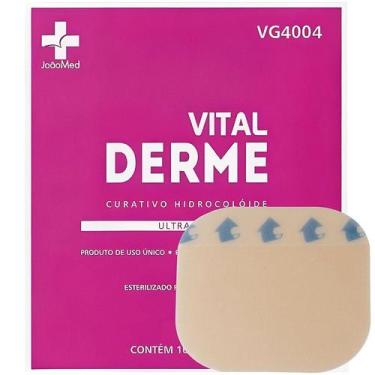 Imagem de Curativo hidrocoloide extra fino 10cm x 10cm - vg4004 - vital derme