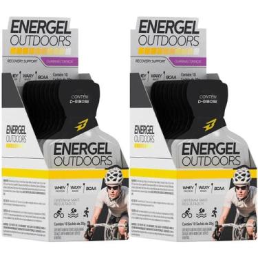 Imagem de Kit 2X Energel Outdoors - 10 Unidades Guaraná com Açaí - BodyAction - 