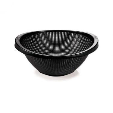 Imagem de Escorredor Multiuso Lava Tudo de Plastico Preto - Plasútil