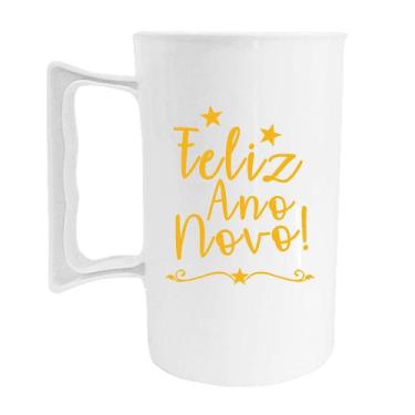 Imagem de Caneca de Chopp 350Ml Para o Ano Novo Dourado - Medem
