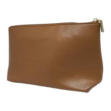 Imagem de Necessaire Feminina Moderna Casual Passeio Viagem Chenson, Marrom, UN