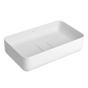 Imagem de Cuba Retangular de Apoio Deca Slim 50cm Branco L.13050.17