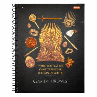 Imagem de Caderno Univ. 1 Matéria 80F Game of Thrones Capa 2 - Jandaia