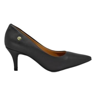 Imagem de Sapato Feminino Vizzano Scarpin 1185.702 Salto Oferta, Preto, 36
