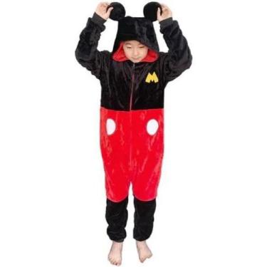 Imagem de Macacão kigurumi - Mickey - Infantil 3/4 anos - Flor de Liz Presentes