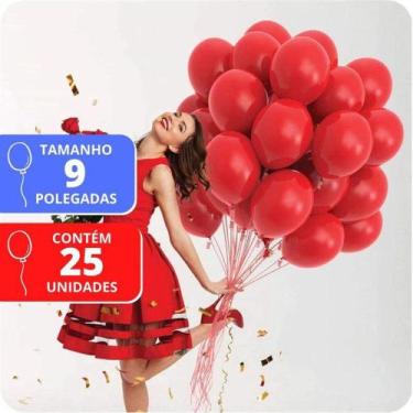 Imagem de BALÃO LÁTEX SOLIDO Nº9 25 UNIDADES JUPITER PARTY