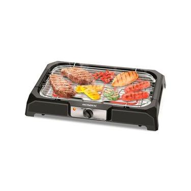 Imagem de Churrasqueira Elétrica Mondial Grand Steak & Grill CH-05 2000W Aço Cromado Preto 220V 220