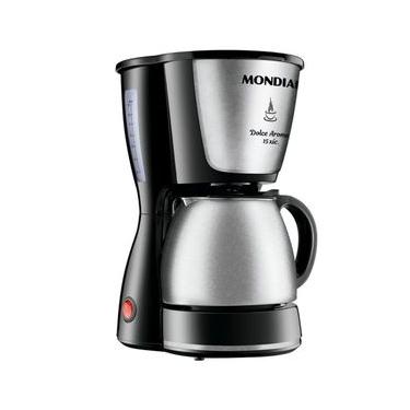 Imagem de Cafeteira Mondial Dolce Arome C-34JI-15X 15 Xícaras Jarra Aço Inox Preto 220V 220