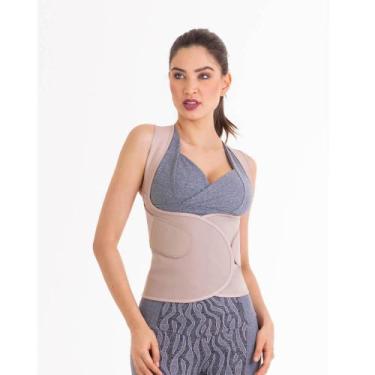 Imagem de Corretor Postural Esbelt 053CP Emborrachado Flex Form 3D, M, Chocolate