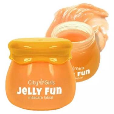 Imagem de Máscara Hidratante Labial Jelly Fun City Girls Maracujá