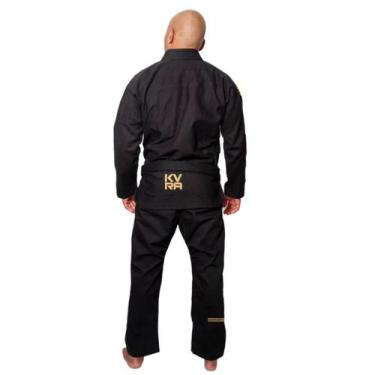 Imagem de Kimono Jiu Jitsu KVRA The X Preto A2