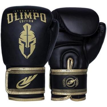 Imagem de Luva De Boxe Muay Thai Kickboxing Olimpo Legendary Edition, Preto com 