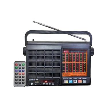 Imagem de Rádio Portátil Motobras RM-PU32AC7 com Bluetooth Entradas USB TF AUX 1000mW 110V e 230V Preto