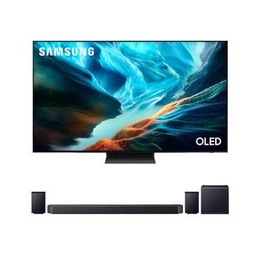 Imagem de Smart TV 4K Samsung OLED 77" Polegadas + Soundbar Samsung Série Q com 11.1.4 canais HW-Q990H