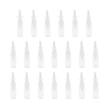 Imagem de Generic 20 frascos de nariz com bomba nasal de plástico transparente vazio de 10 ml/15 ml/30 ml – 15 ml