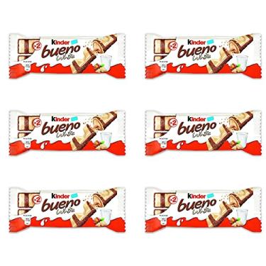 Imagem de Kit C/6 Chocolate Kinder Bueno White 43g
