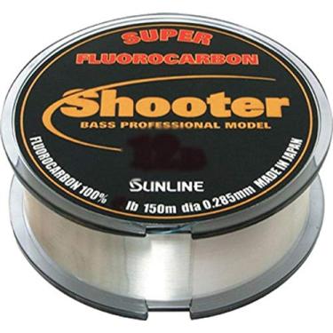 Imagem de Sunline Linha de pesca Fluorocarbon New Shooter, teste de 4,5 kg/150 m, transparente natural