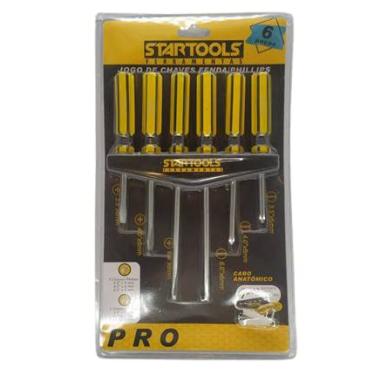 Imagem de Jogo de Chaves Fenda Phillips 6 Pçs Startools