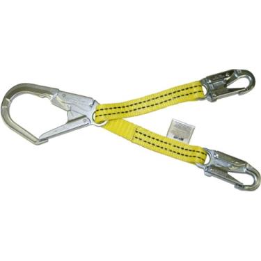 Imagem de Conjunto de posicionamento web Miller by Honeywell Titan da Honeywell T8221W-Z7/27INYL de 68,5 cm com dois ganchos de trava e um gancho de bloqueio grande de vergalhão amarelo