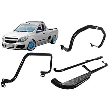 Imagem de KIT QUEBRA MATO+ESTRIBO+SANTO ANTONIO PICK-UP MONTANA PRETO