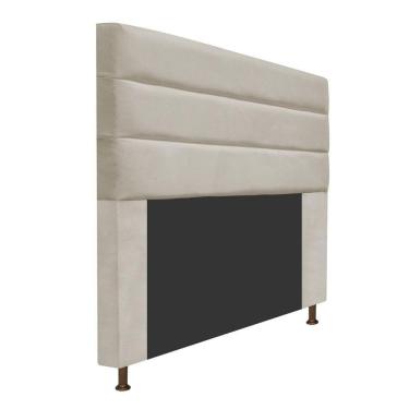 Imagem de Cabeceira Turim 195 Cm King Size Suede Bege