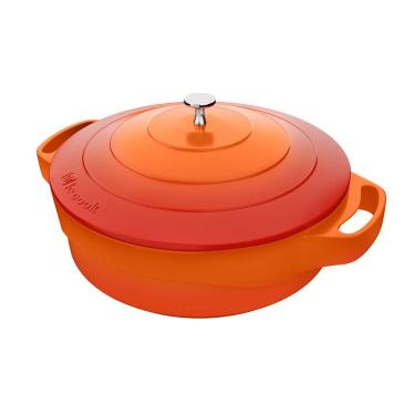 Imagem de Caçarola Baixa Le Cook 24cm c/ Pegadores de Silicone