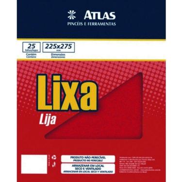 Imagem de Lixa Massa Madeira Atlas 120
