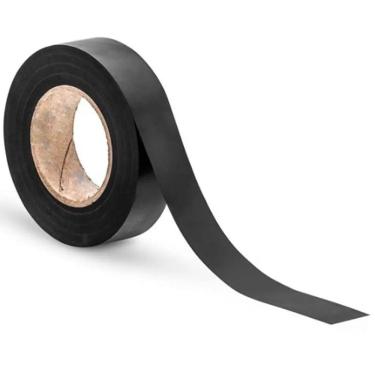 Imagem de Fita Isolante 0,13mm x 19mm x 10 metros Profissional Preto