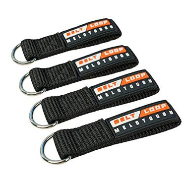 Imagem de MELOTOUGH Acessório de argola para suspensório de cinto resistente para conectores de cinto de 5,7 a 6,3 cm, pacote com 4