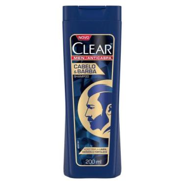 Imagem de Shampoo Clear Men Anticaspa Cabelo E Barba 200ml - Unilever