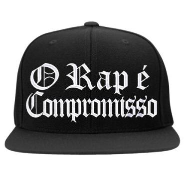 Imagem de Boné Bordado - O Rap É Compromisso Rap Hip Hop Thug Street - Hipercap