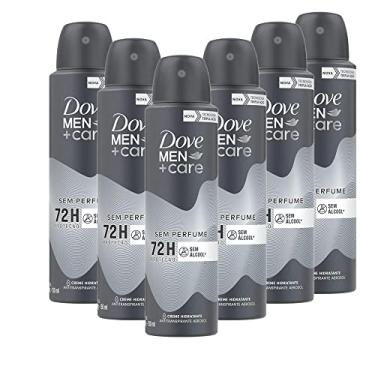Imagem de Kit 6 Desodorantes Dove Men+care Antitranspirante Aerossol Sem Perfume 150ml