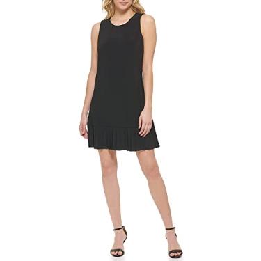 Imagem de Tommy Hilfiger Vestido feminino moderno Shealth, Preto, 38