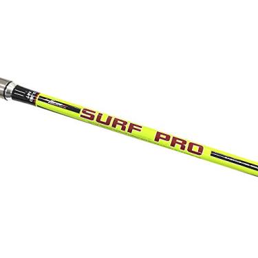 Imagem de Pesca Brasil, Vara de Pesca, Para Molinete, Praia, Surf Pro, Ação Rápida, 3,9 Metros, Sea Guides, Verde e Preto