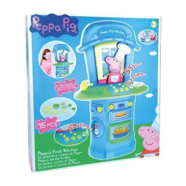 Brinquedo Casa Peppa Pig Quarto Sala Cozinha Banheiro Movéis