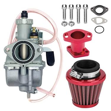 Imagem de Ruijie Carburador VM22 de 26 mm para Predator 212cc GX200 6,5 hp Motor 196cc CT200U KT196 Go Kart Mini Carburador de Bicicleta Carburador com Coletor de Tubo de Entrada
