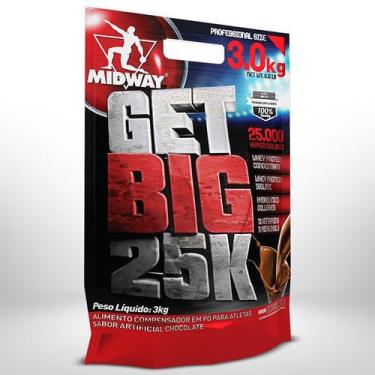 Imagem de Get Big 25.000 3Kg Chocolate - Midway
